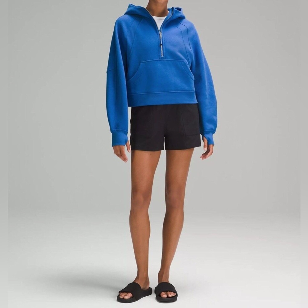 Lululemon Scuba Oversized Half-Zip Hoodie Blazer Blue XS/S Like New
